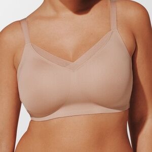 NWT ThirdLove 24/7® Classic Wireless Crossover Minimizer Bra Size 40D taupe